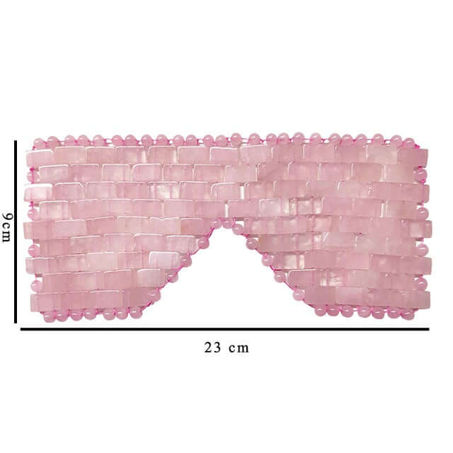 Cooling Eye Mask Rose Quartz - HappyLillyme