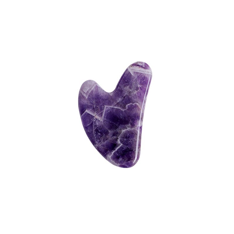 Roller And Gua Sha Facial Set - Amethyst - HappyLillyme